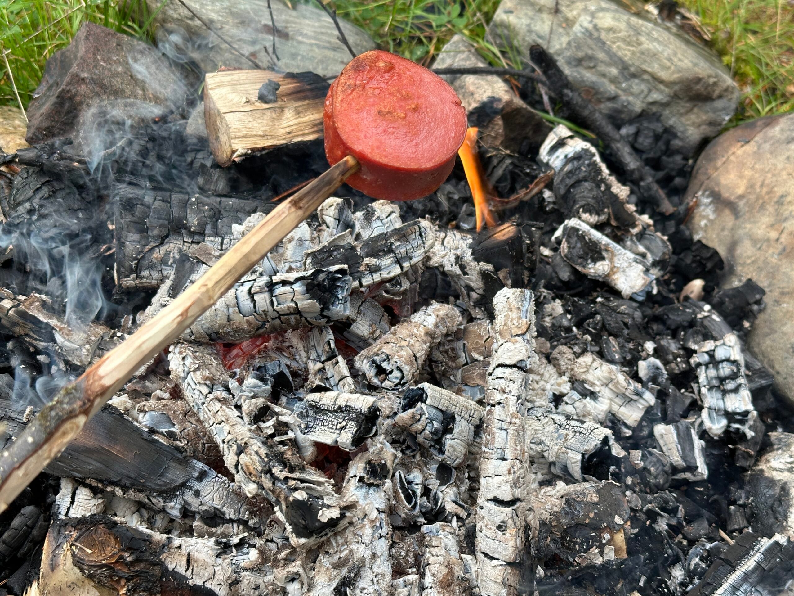 Knivtest i skogen