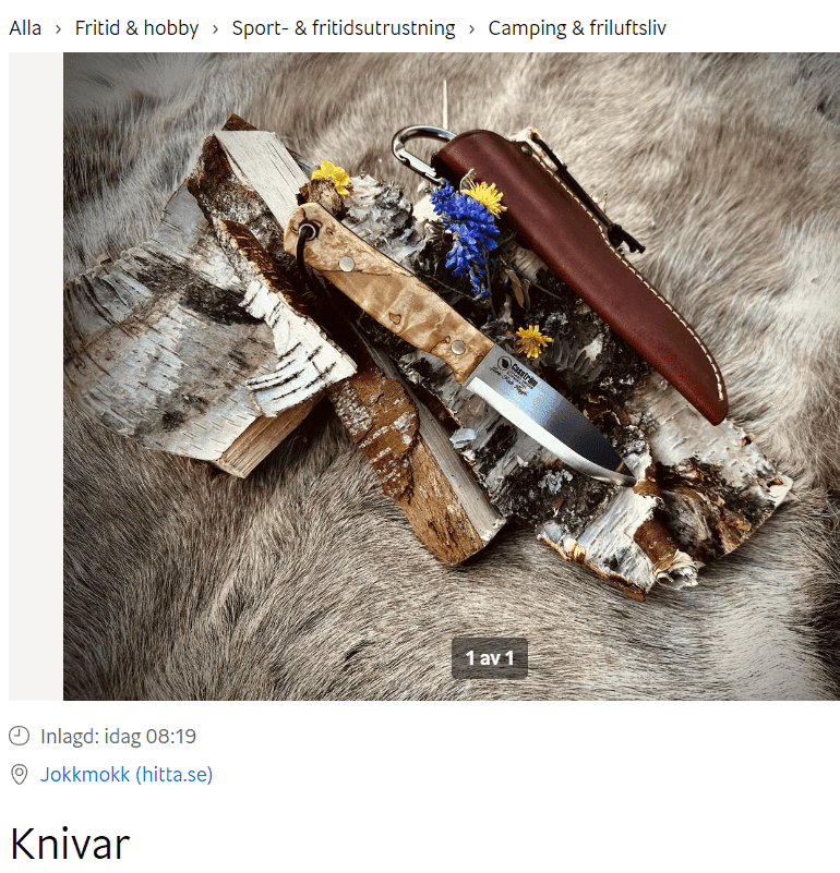 Annonser på Blocket